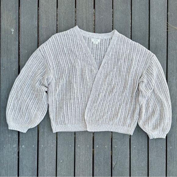 Fat Face Anna Tan Open Stitch Cardigan NWOT - Picture 1 of 5